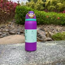 32oz Stainless Steel Insulated Sports Water Bottle With Straw, Suitable For Sports, Travel And School, 32oz Large Capacity Metal Vacuum Insulated Coffee Travel Mug, 32oz Portable Water Bottle, Keeps Hot/Cold For Hours, Sweat-Proof, Durable, 32oz Outdoor Sports Water Bottle For Outdoor Activities, Camping, Driving, Birthday Gift, Christmas Gift For Male And Female Fitness Enthusiasts - Multicolor - View 5