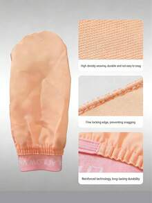Bộ dụng cụ tắm Slouchy thiết yếu: Khăn chà tẩy tế bào chết mạnh mẽ - Loại bỏ vết bẩn hiệu quả, làm sạch nhẹ nhàng, không gây hại cho da. Găng tay chà tẩy tế bào chết - Mềm mại, thân thiện với da, loại bỏ vết bẩn mạnh mẽ. Bộ dụng cụ vệ sinh phòng tắm thiết yếu, khăn chà dệt mật độ cao - Bền bỉ, dễ dàng loại bỏ tế bào chết, mềm mại và thân thiện với da. Găng tay chà - Làm sạch mạnh mẽ, phù hợp với da nhạy cảm. - A - Xem 5