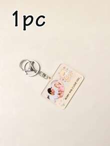 Llavero con foto en forma de corazón personalizado, llavero con foto personalizado como regalo para papá, familia, recuerdo, estilo romántico y lindo para llevar a diario como accesorio de bolso, regalo de cumpleaños, Día del Padre, aniversario, vacaciones, llaveros con imagen personalizada, colgante de memoria con texto personalizable - Estilo A - Ver 13