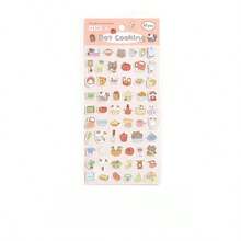 1 Sheet Cute Korean Style Animal Stickers, Small & Exquisite For Planner, Scrapbooking And DIY Crafts Scrapbook Supplies - A - View 9