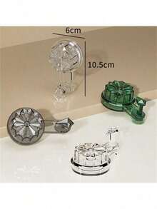 奢华强力吸盘挂钩，衣钩，包包钩，钥匙钩，浴室挂钩，免打孔钻石挂钩，返校季必备 - 彩色 - 查看 2