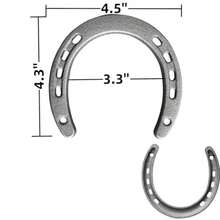 24Pcs Cast Iron Horse Shoes For Decorations Durable Good Lucky Horseshoe For Wall Décor Indoor Outdoor Cowboy Western Wedding Birthday Party Favors Plies - 24 - View 2