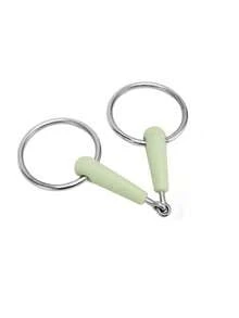 1pc Stainless Steel Apple Flavored Horse Bit, Rubber Coated Stainless Steel Apple Flavored Horse Snaffle Bit, Horse Riding Equipment - Multicolor - View 10