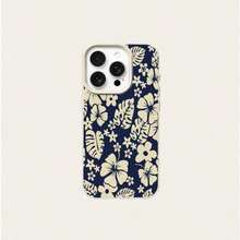 1 Piece Minimalist Striped Pattern Phone Case Made Of Blue TPU Material Compatible With IPhone/Phones - White 6 - View 5