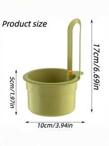 1 pieza Cesta colgante de drenaje para fregadero de cocina, disponible en múltiples estilos, herramienta multifuncional para drenar y filtrar ingredientes alimenticios, equipada con diseño de presión para inclinar y función de autolimpieza, adecuada para fregaderos de esquina, filtra eficazmente el agua residual - Ver 3