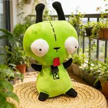 1个新款外星人入侵狗狗毛绒玩具，创意毕业礼物，身穿学士服的毛绒玩具，生日/母亲节礼物 - 綠色 - 查看 10