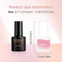 ROSALIND 30pcs Jelly Gel Polish Set, 26 Colors Translucent Nude Pink Neon Gel Nail Polish Set With Sheer Matte Glossy Glitter Effects For Nails With Base Gel Top Coat Salon DIY Home - ColorA - 查看 9