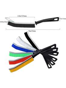 5pcs Crevice Cleaning Brush Set, Small Cleaning Brush, Grout Cleaning Brush, Toilet Brush, Shower Tile Brush, Narrow Crevice Cleaning Tools, Suitable For Home Bathroom And Kitchen Use - A - View 12