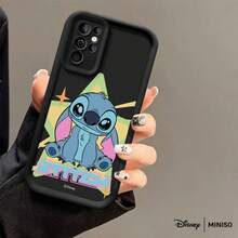 Ốp điện thoại MINISO Disney Stitch Bầu Trời Sao bằng TPU, chữ Retro, phù hợp với Samsung S26 Ultra/S26 Edge/S26 Plus/S26/S25 Ultra/S25 Plus/S25/S25FE/S25Edge/S24Ultra/S24Plus/S24/S24FE/S23FE/S23Ultra/S23Plus/S23/S22Ultra/S22Plus/S22/S21Ultra/S21Plus/S21/A15/A16/A17/A23/A24/A25/A26/A33/A34/A35/A36/A52/A53/A54/A55/A56/A71/A72/A73, Quà Giáng Sinh Cho Bạn Gái - trắng - Xem 2
