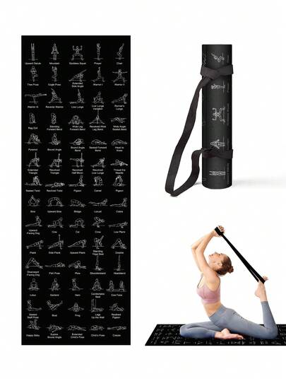 1 tấm thảm yoga silicon dày, thấm hút mồ hôi và nhanh khô, chống trơn trượt và chống mài mòn, phù hợp cho trong nhà và ngoài trời, yoga, thể dục, tập Pilates, thảm tập thể dục tại nhà, có thể cắt, giặt được, dễ vệ sinh, không cần phơi khô, chống ẩm, hỗ trợ cường độ cao, ổn định, thoải mái khi sử dụng chân trần, thiết kế tối giản tự nhiên, phù hợp cho Hatha Yoga, Vinyasa Yoga, Yin Yoga, Pilates, tập luyện kéo giãn.