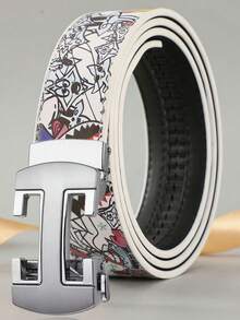 Thắt lưng nam khóa tự động, thắt lưng công sở thường ngày, phù hợp cho giới trẻ, hàng mới về. - Nhiều màu - Xem 14