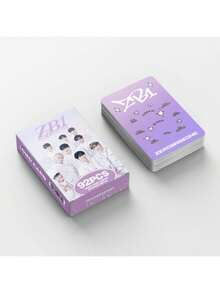 60张卡片+32张贴纸，高清动漫集换式卡牌礼品，适合万圣节和圣诞节 - 彩色 - 查看 3