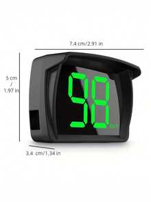 This New Car Head-Up Display Uses High-Definition LED Technology To Accurately Display Vehicle Speed. It Features A Built-In Sunshade, Supports USB Power, And Offers High Cost-Effectiveness, Compact Design, Easy Installation, And Compatibility With Multiple Car Models. It Can Serve As A Car Speed Indicator System With A Simple And Smooth Display, Minimalist Dashboard Design, And Reliable Performance. This Digital Speedometer Is Suitable For Car Accessories, Car Enthusiasts, And Car Upgrades. - KM/H - 查看 2