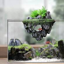 水族箱景观漂浮石装饰，人造装饰漂浮石景观，模拟岩石躲藏洞穴 - A - 查看 12