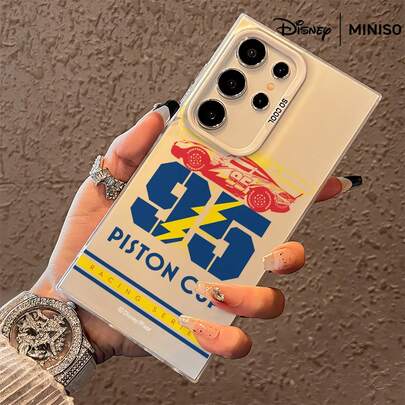  Ốp điện thoại MINISO Disney Cars Lightning McQueen 95 Piston Cup Mirror, dòng xe đua dành cho Samsung S26 Ultra/S26 Edge/S26 Plus/S26/S25 Ultra/S25 Plus/S25/S25FE/S25Edge/S24Ultra/S24Plus/S24/S24FE/S23FE/S23Ultra/S23Plus/S23/S22Ultra/S22Plus/S22/A15/A16/A17/A35/A36//A54/A55/A56/ Quà tặng Giáng sinh cho bạn gái