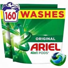 OneBag Ariel All In One Pods 160 Washes, 2 Bags In A Box, Ariel Original Washing Pots - Solid State - View 11