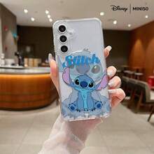 Miniso Ốp lưng điện thoại Disney Lilo & Stitch Double Exposure Stitch Design trong suốt, có nam châm, chống sốc, phù hợp với Samsung S26 Ultra/S26 Edge/S26 Plus/S26/S25 Ultra/S25 Plus/S25/S25FE/S25Edge/S24Ultra/S24Plus/S24/S24FE/S23FE/S23Ultra/S23Plus/S23/S22Ultra/S22Plus/S22/A15/A16/A17/A35/A36/A37/A54/A55/A56/A57. Quà tặng Giáng sinh cho bạn gái. - Trong suốt - Xem 2