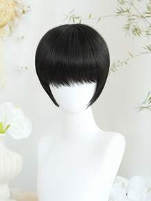Peruca Bob Curta Sem Cola para Mulheres, com Linha Capilar Natural Pré-Desbastada e Baby Hair, Ideal para Iniciantes, Sem Cola e Sem Gel, Cabelo Sintético Macio, Sedoso e Resistente ao Calor, Peruca Respirável, Leve e Confortável para Festas Diárias, Cosplay de Anime, Halloween e Festivais de Música - Ver 13
