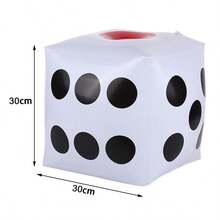 30cm Inflatable Dice, Multi-Color, Fun Gift For Students, Outdoor Games - Interesting Shape, Multi-Color Design, Portable Storage, Essential For Family Gatherings, Team Building Activities - Multicolor - View 8