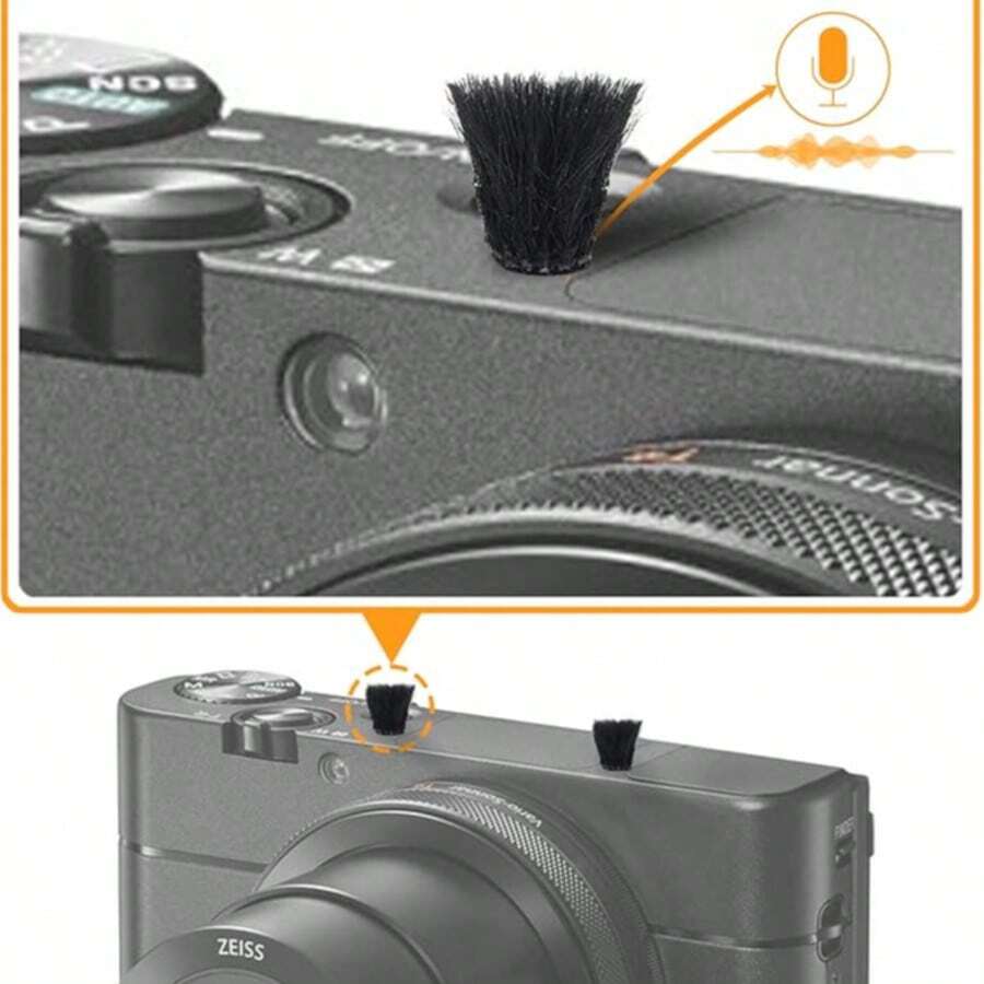 10个装麦克风防风罩，适用于Osmo Action运动相机、RX1、RX10、RX100数码相机 - 均碼 - 查看 1