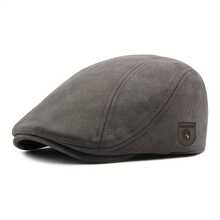 Too Many Hats To Choose From And Feeling Overwhelmed? One Is All You Need! This Versatile Men's Hat Combines The Functions Of A Beret, Baseball Cap, And Newsboy Cap, Effortlessly Providing Fashion For All Four Seasons. - Red - View 8