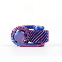 1 chiếc con quay ngón tay 2 trong 1 giảm căng thẳng, đồ chơi văn phòng mini xoay hai bánh răng (in 3D, góc độ và màu sắc có thể khác nhau) - Nhiều màu - Xem 14