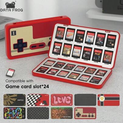 Hộp đựng thẻ game Switch 24 khe cắm DATA FROG - Hộp đựng nhỏ gọn tiện dụng khi đi du lịch cho máy chơi game Switch