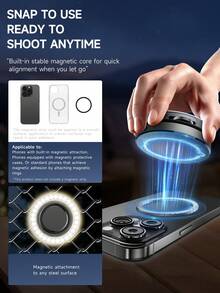 AXNEN Đèn selfie từ tính, đèn selfie sạc điện thoại, độ sáng điều chỉnh được, phù hợp với , điện thoại thông minh, máy tính xách tay, chụp ảnh, máy quay phim, tuyệt vời cho ảnh selfie trang điểm. - Đèn chiếu sáng - Xem 5