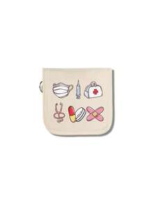 Portable Mini Medicine Bag, Multiple Style First Aid Pouch With Funny Medical Quotes, Compact Travel Pill Organizer For Medications & Bandages, Ideal For Travel, Daily Use & Emergencies, Suitable For Adults, Students & Pet Owners, Perfect For Easter, Travel Gifting & Emergency Prep, Versatile As Medical Bag, Pill Case & First Aid Kit - Multicolor - View 14