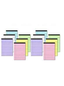 A7 Colorful Wirebound Sticky Note Pad, 50 Sheets Tear-Off Memo Notebook - A5 - View 4