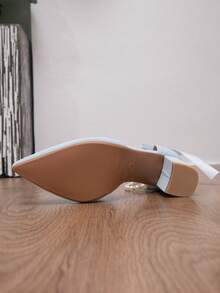 Spring/Autumn Fashion Wedding Heels, Comfortable Breathable Chunky Heel Shoes, Sexy & Elegant Design For Women, Mothers Day Gift - Baby Blue - View 7