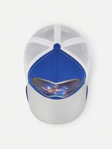 Balabala Gorra de béisbol para niños Ultraman 2026, protección solar de doble ala, estilo fresco, sombrero de verano suave y cómodo - azul oscuro - Ver 3