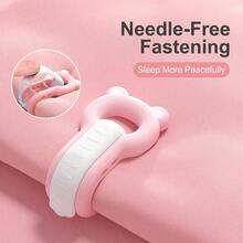 6个床单夹固定器，防滑床单夹，可爱小熊造型，无需别针，防滑扣，适用于床垫、被子和毯子 - a - 查看 8