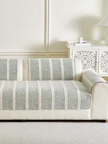 1 件波西米亚风格纯色沙发套，适合所有季节和节日装饰，可保护沙发免受猫抓，宠物友好，适用于带扶手和靠背的单人、双人、三人、四人沙发 - 綠色 - 查看 8