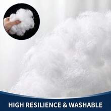 1000g Polyester Fiberfill Stuffing, Soft High Resilience Pillow Filling, Plush Toy Filling, Cushion Refill And DIY Craft Material - A - View 8