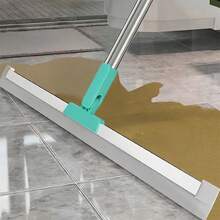 1 cây gạt nước silicon rộng 50cm, thay thế chổi thần kỳ, tay cầm bằng thép không gỉ có thể kéo dài, dùng để lau khô/ướt, lông thú cưng và các vết bẩn. - 52cm - Xem 1