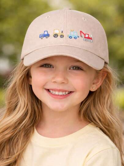 1pc 3-8 Years Old Children's Fashionable Spring/Autumn Sun Protection Baseball Cap, Outdoor Activity Decoration. Adjustable Sun Protection Anti-UV Baseball Cap For 2-3 Years Old Infants & Toddlers, Suitable For Boys And Girls