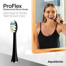 Genuine Proflex Replacemen Brush S  Acceped For Er Eeh And Gum Care Compaible Ih Many Oohbrush Handl 3 Pack Black - Bộ 3 chiếc màu đen - Xem 3