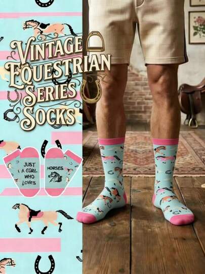 Một đôi tất nam mới, được thiết kế theo phong cách thời trang châu Âu và Mỹ, với kiểu dáng đa năng và bắt mắt, dài đến giữa bắp chân, phù hợp cho cả nam và nữ, thích hợp cho mọi mùa. Thời trang và đa dụng, có thể dùng làm quà tặng cho gia đình, bạn bè và người thân, phù hợp với nhiều dịp mặc đồ khác nhau.