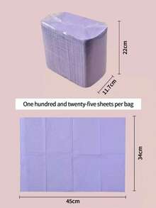 Thảm lót bàn làm việc dùng một lần, chống thấm nước và chống bám bẩn, dùng cho nghệ thuật vẽ móng. - trắng - Xem 7