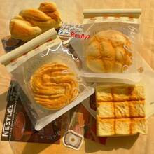 1pc 2026 Latest Squishable Soft Bread With Butter Squeeze Toy, Perfect Gift For Birthday, Holiday, Couple, Halloween, Christmas, Gamer, Stress Relief - Multicolor - View 2