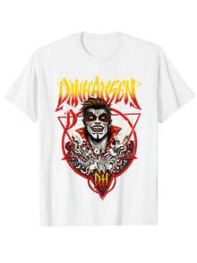 Danhausen Cursed! (Pro Wrestling)Men's Soft Breathable Casual Round Neck Short Sleeve Shirt - Machine Washable, Everyday Comfort, Lightweight Fabric - 黑色 - 查看 4