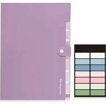Portable 8-Pocket Expanding File Folder With Labels - Single Piece - View 14