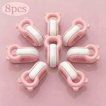 6个床单夹固定器，防滑床单夹，可爱小熊造型，无需别针，防滑扣，适用于床垫、被子和毯子 - a - 查看 2