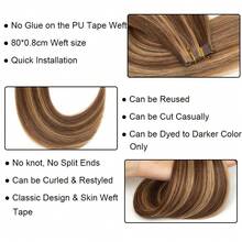 Extensiones de cabello humano - SP4/27 - Ver 4