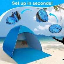 1 pieza Toldo de sombra automático para playa, camping y pesca al aire libre, diseño portátil y ligero, ideal para vacaciones y aventuras al aire libre, accesorio esencial para la playa - C - Ver 8