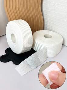 1000 miếng/cuộn, miếng lau móng tay cỡ lớn, kết cấu ngọc trai, không rụng lông, tiết kiệm nước, thích hợp cho salon làm móng. - trắng - Xem 2