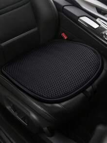 1pc Black Honeycomb Car Seat Cushion - Breathable Mesh Pad, Sandwich Structure - Suitable For All Seasons, Fit For Sedan, SUV And Truck - Anti-Slip, Breathable Seat Protector Pad, Fit For Front Seats - A - View 1