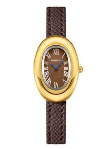 REBIRTH 1pc Women's Compact Fashion Waterproof Quartz Watch, Suitable For Daily Decoration - one-size - View 15