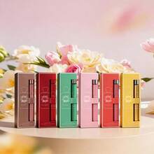 MODESS Women's 6x35ml Travel Perfume Set – 6 Scents: Vanilla Amber / Pistachio Pear / Litchi Raspberry / Freesia Coconut – Sweet Gourmand Floral – Long Lasting Party Daily – Gift For GF/BFF/Mom – Valentine's Birthday Mother's Day - 6件套裝 - 查看 6